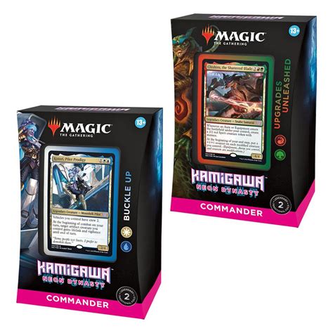 Magic The Gathering Kamigawa Neon Dynasty Mazos De Commander Caja