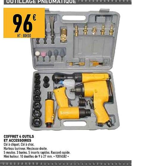 Promo Coffret 4 Outils Et Accessoires Chez Brico Cash Icataloguefr