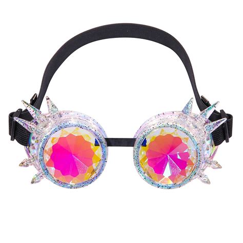 In Stockflorata Kaleidoscope Colorful Glasses Rave Festival Party Edm