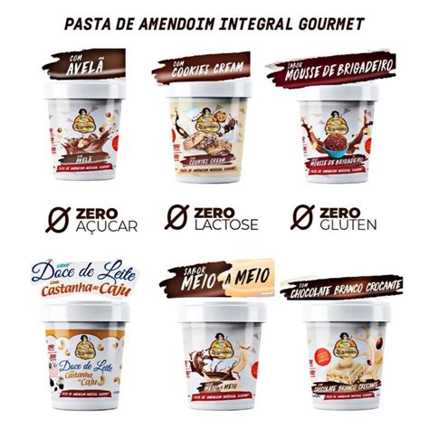 Pasta Amendoim Castanha Mix De Nuts Todos Os Sabores 450g Naked