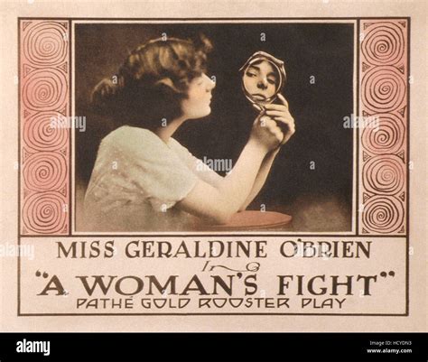 A Woman S Fight Us Lobbycard Geraldine O Brien Stock Photo Alamy