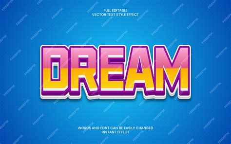 Premium Vector The Word Dream Is On A Blue Background