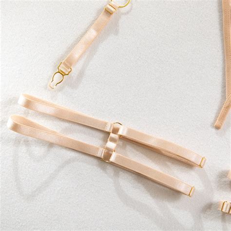 Big Secret Leather Lingerie Set With Garters Shiny Fashion Lale Look