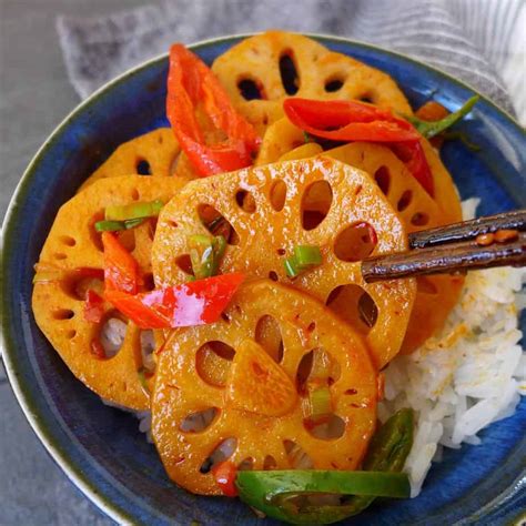 Lotus Root Stir Fry 13 Red House Spice