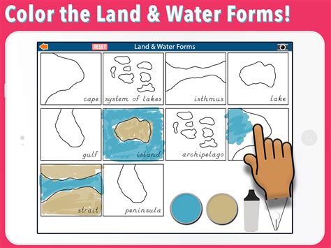 Landforms And Bodies Of Water Worksheets Library