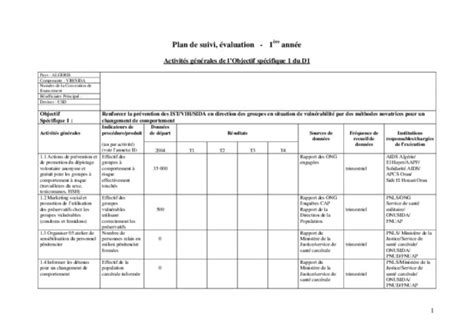 Suivi Et Evaluation Pdf Notice Manuel D Utilisation