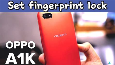 How To Set Fingerprint Lock In OPPO A1K YouTube