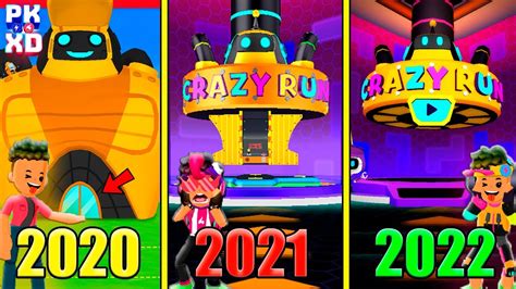 LA EVOLUCION De LA CRAZY RUN En PK XD 2020 Vs 2021 Vs 2022 NUEVA