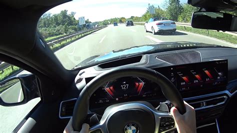 2023 BMW M340d Touring Short Test Drive POV YouTube