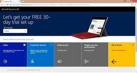 Roadmap To Get Your First Dynamics 365 Trial Microsoft Dynamics 365