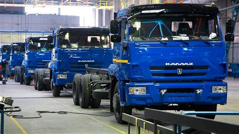 Автозавод КАМАЗ в РФ нарастил производство на 5,8% в августе 2022 года