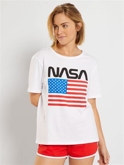 Pijama Nasa Blanco Rojo Kiabi