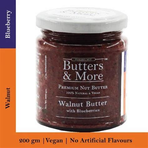 Butters And More Walnut Butter With Natural Blueberries 200g No