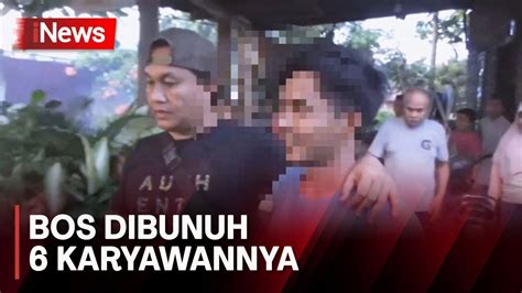 Berkata Kasar Bos Dibunuh 6 Karyawannya YouTube