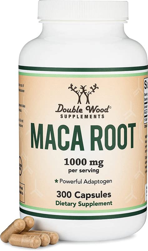 Buy Maca Root Capsules For Women And Men 300 Count 1000mg Of Black Red