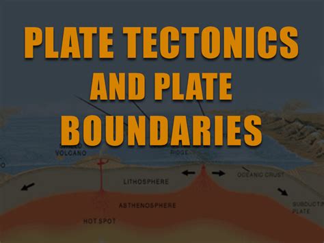 Plate Tectonics And Plate Boundaries Ks4 Key Stage 4 Gcse