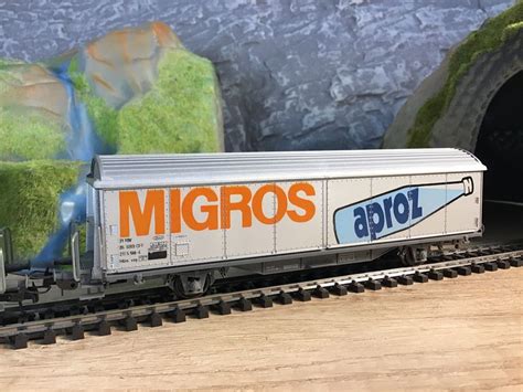 Modelleisenbahn G Terwagen Set Migros Aproz Spur H Roco Kaufen Auf