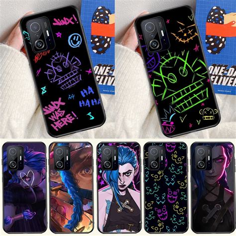 Anime Arcane Jinx Phone Case For Poco X X Pro Gt F F F M M Pro