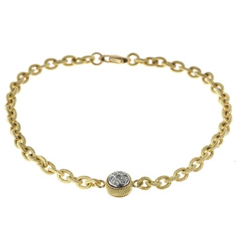 Diamond Gold Bracelet at 1stDibs