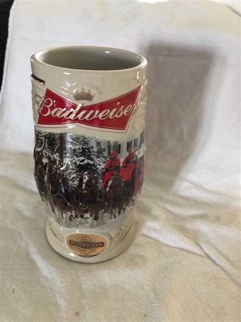 Budweiser Holiday Stein Antique Price Guide Details Page