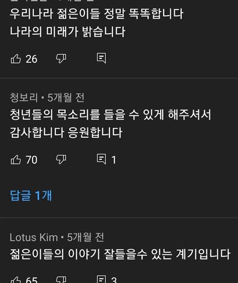 민주당 싫어하는 20대들 거침없는 발언 Mlbpark