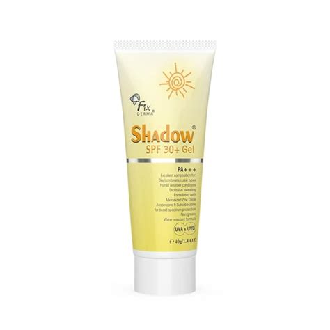 Fixderma Shadow Sunscreen Spf 30 Gel Sunscreen For Oily Skin Sun