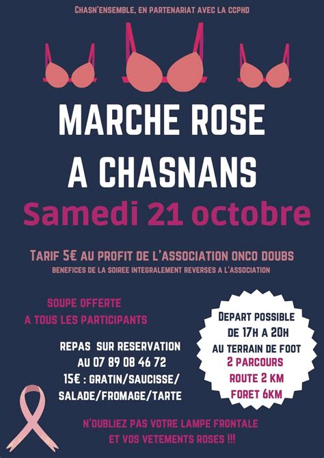 Marche Rose Chasnans Les Premiers Sapins