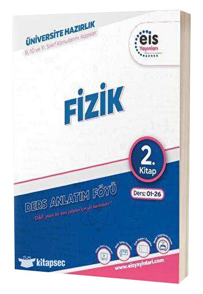 YKS Mavi Set DAF Fizik 2 Kitap Eis Yayınları 9786257199896