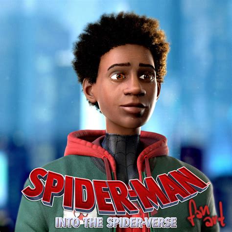 Spider Man Miles Morales Into The Spider Verse Arthur Duque On