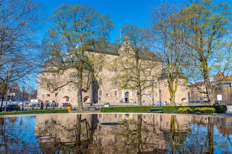 View of the Orebro Castle, Sweden Stock Image - Image of nordics, island: 205977771