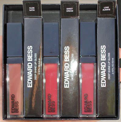 Edward Bess Fall Lipglosses Nude Satin Sweet Dream Love Always The Beauty Look Book