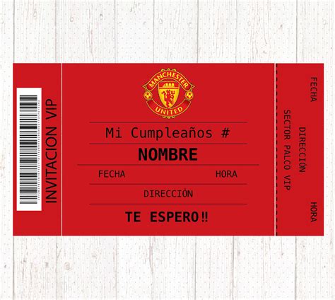 Manchester United Isaiah 7 Birthday Party Invitations Profile