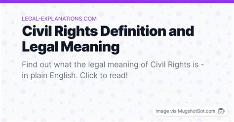 Civil Rights Definition What Does Civil Rights Mean