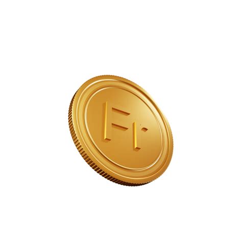 Currency Symbol Franc 3D Illustration 12229363 PNG