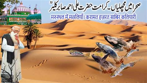 Fishes In The Desert Hazrat Ali Ahmed Sabir kaliyar ki kramat मरसथल