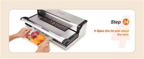 VEVOR Vacuum Sealer Machine, 95Kpa 350W Powerful Dual Pump and Dual Sealing, Dry and Moist Food ...