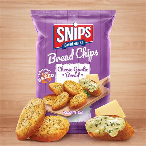 Cheese Garlic Bread Bread Chips | SNIPS