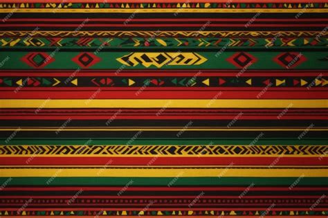 Premium Photo African Clash Ethnic Tribal Seamless Pattern Background