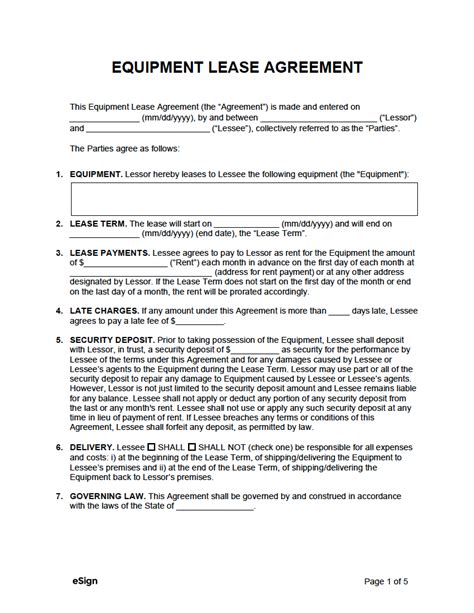 Free Rental Lease Agreement Templates Residential Commercial