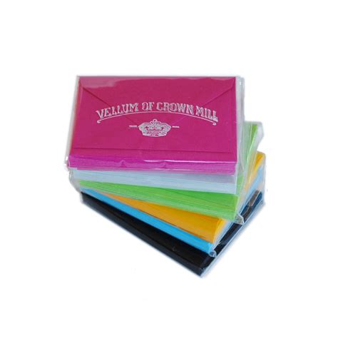 Original Crown Mill Stationery Original Crown Mill Color Vellum Mini