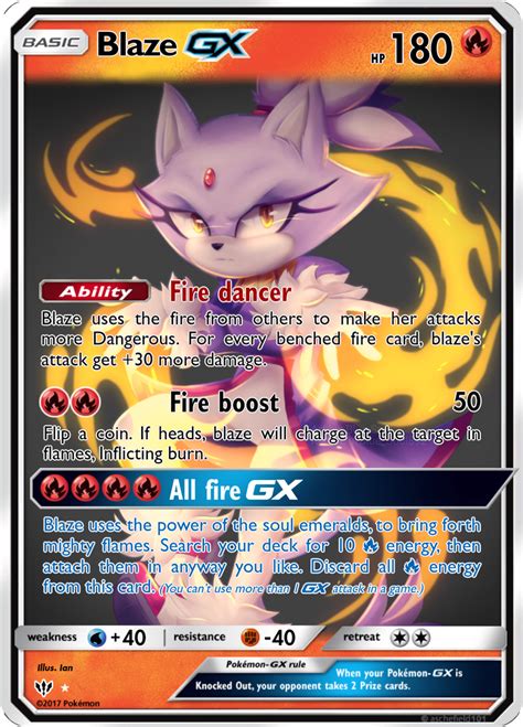 Blaze Gx Card By Skymemes On Deviantart