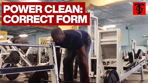 Barbell Power Clean YouTube