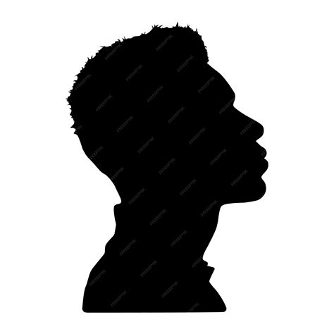 african american profile silhouette