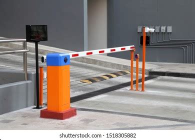 Automatic Barrier Gate Rfid Card Dispenser Stock Photo 1518305882