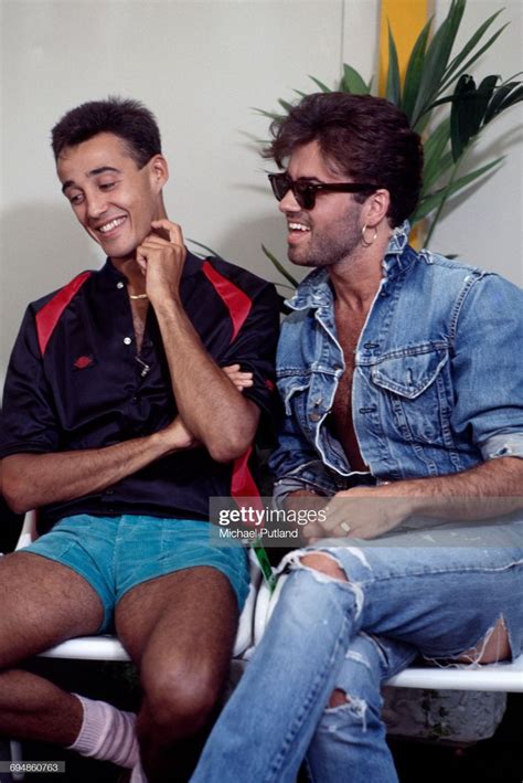 Andrew Ridgeley And George Michael Of Wham Pictured Together