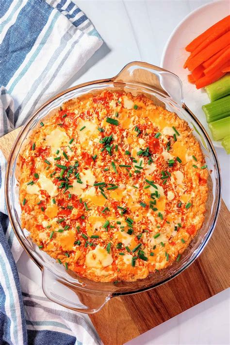 Easy Buffalo Chicken Dip With Canned Chicken Flavored Apron