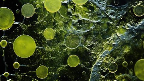 Aquatic algae pond stock image. Image of environment - 321087001