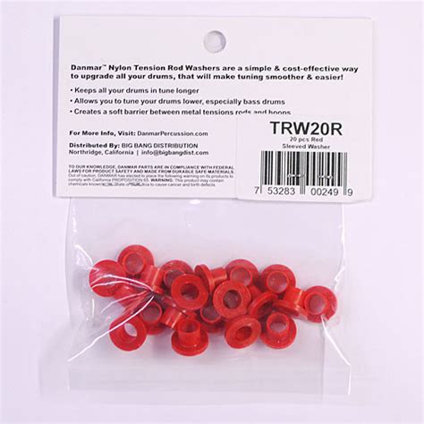 Danmar Tension Rod Washers 20 Pcs Red Ersatzteil