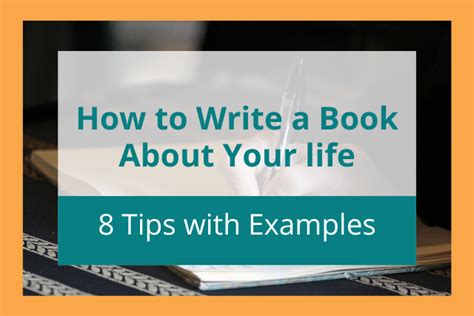 How To Write A Book About Your Life