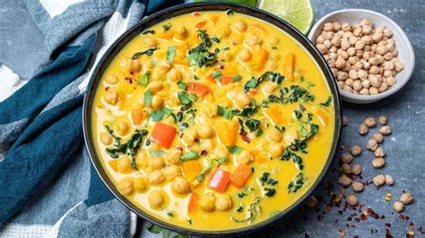 Chickpea Curry Soup Youtube